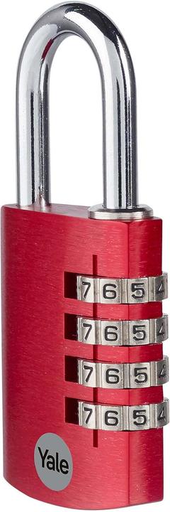 Actual product image Yale YE3CB/38/131/1/CO Padlock 38 mm Red Combination lock