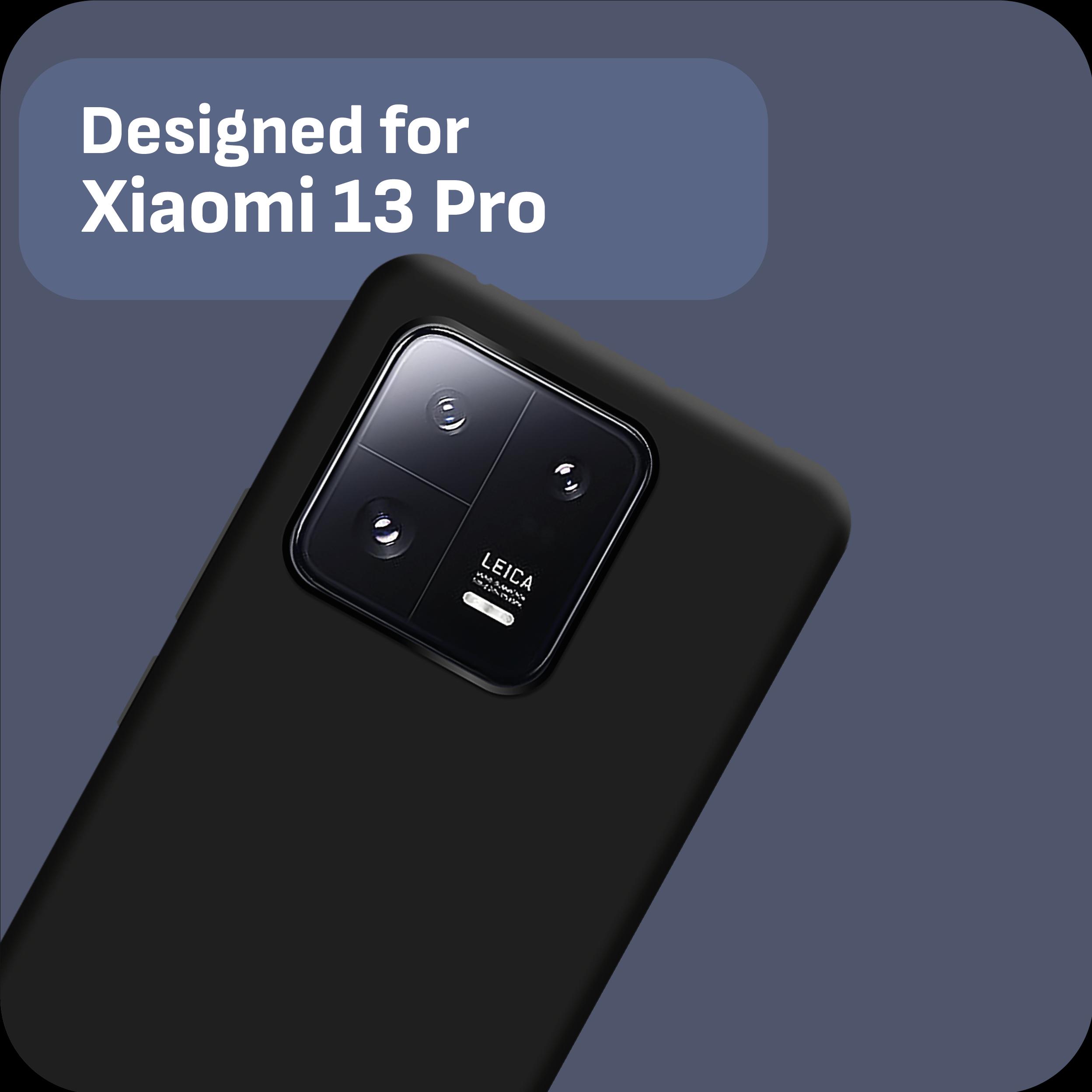 Thumbnail - Cazy Silikon Hülle Kompatibel mit Xiaomi 13 Pro - Soft TPU Schutz - (Xiaomi 13 Pro), Smartphone Hülle, Schwarz