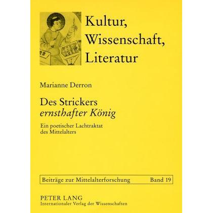 Des Strickers 'ernsthafter König', Fachbücher von Marianne Derron Corbellari