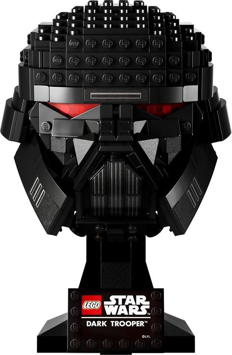 Actual product image LEGO Dark Trooper Helmet (75343, LEGO Star Wars, LEGO Rare Sets)