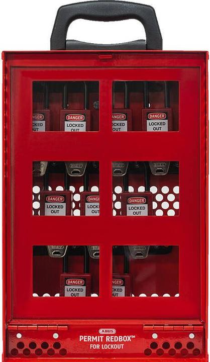 Actual product image Abus LoTo B810 Permit Redbox + wall bracket