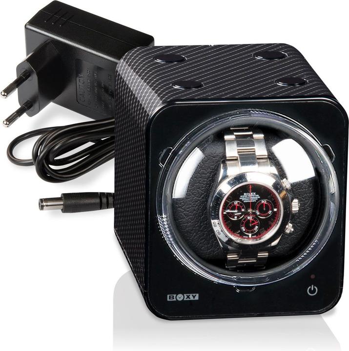 Actual product image Beco Watchwinder Boxy Fancy Brick - Carbon with power supply unit (1 x)