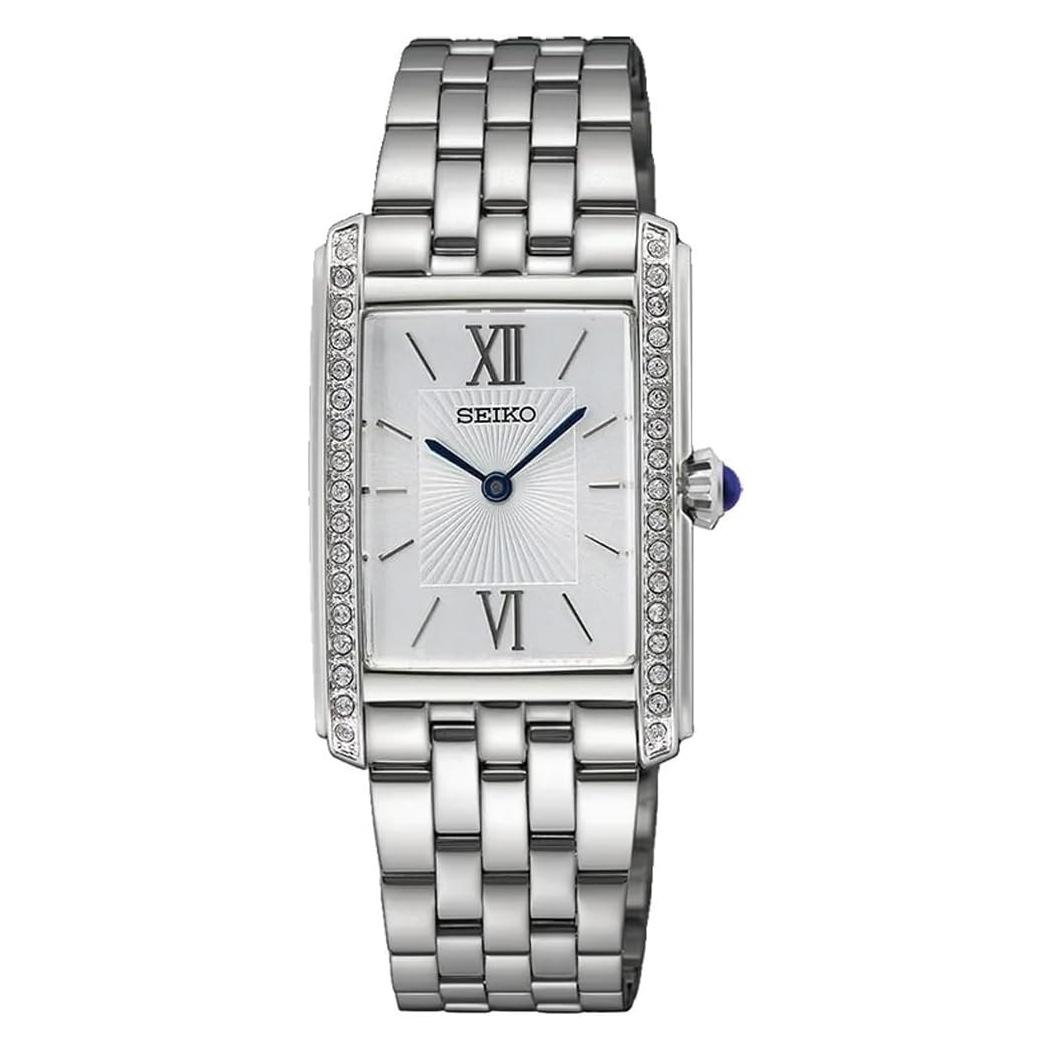 Seiko, Horloge, SWR091P1 Dames Horloge, Zilver, (22.70 mm)
