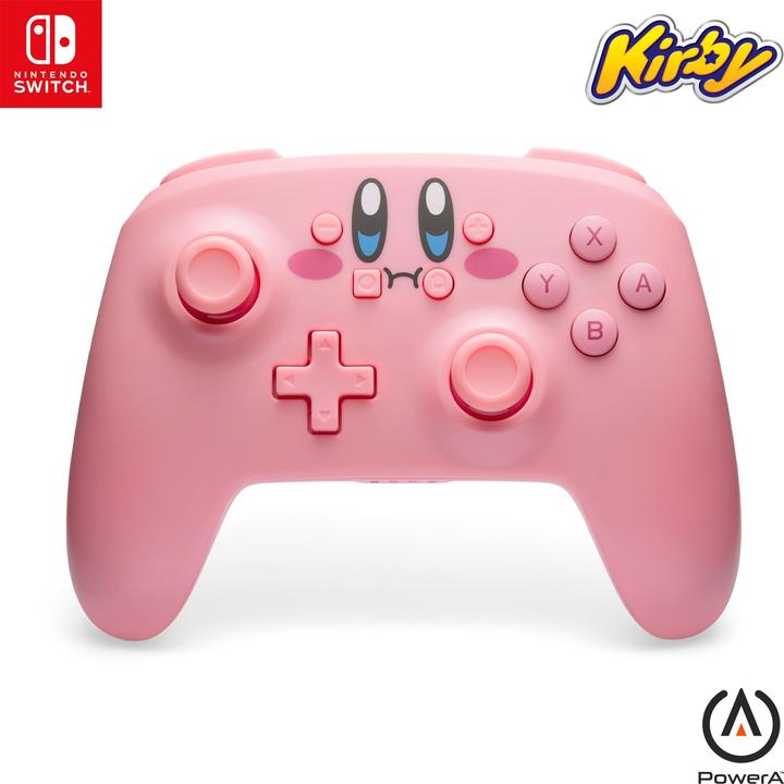 Produktbild PowerA Wireless Controller - Kirby Mouthful (Switch)
