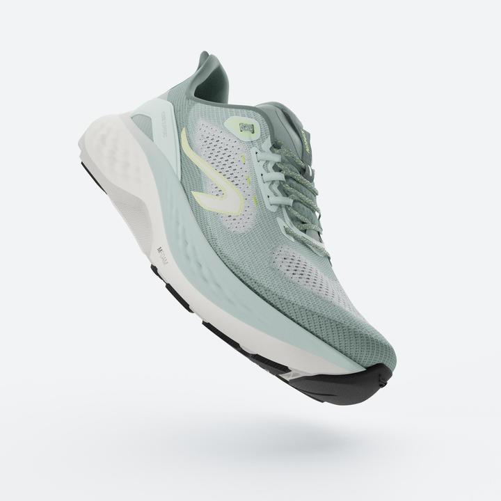 Actual product image Kiprun Women's road running shoes - KS900 Support Green & Khaki (40)