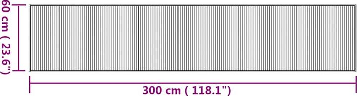 Produktbild vidaXL Teppich (300 x 60 cm)