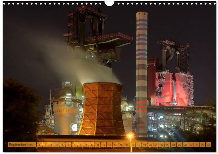 Image du produit RUHRPOTT LICHTER (Wandkalender 2025 DIN A3 quer), Monatskalender (A3)