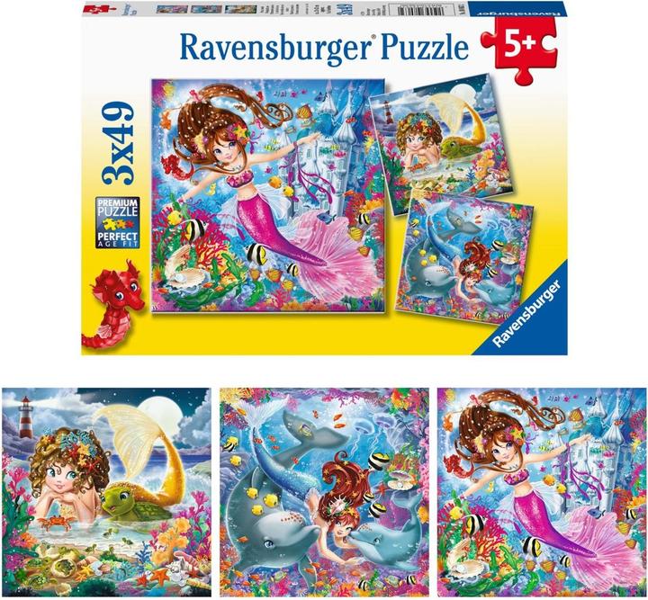 Actual product image Ravensburger Charming mermaids (49 pieces)