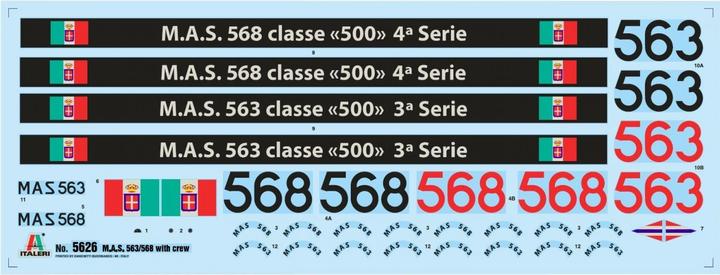 Actual product image 1:35 M.A.S. 568 4a Torpedo Boat w. Crew