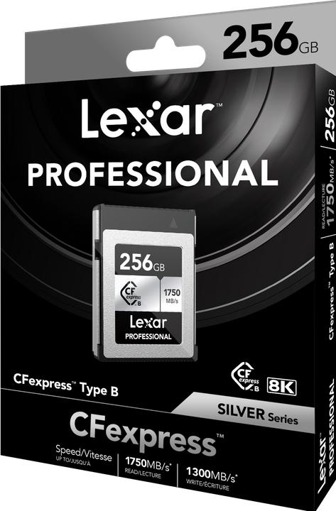 Actual product image Lexar Professional Silver Series (256 GB, CFexpress type B)