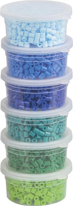 Teka Bügelperlen blau-grün 6er Pack