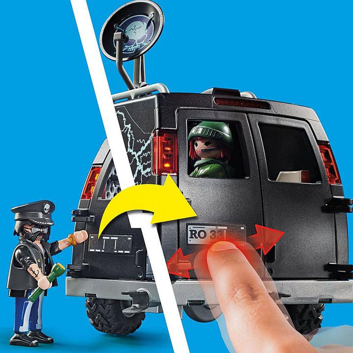 Produktbild Playmobil Polizei-Helikopter: Verfolgung des Fluchtfahrzeugs (70575, Playmobil City Life)