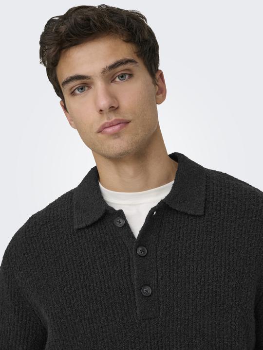 Actual product image Only & Sons Onsdale Rlx Ls Polo Knit Noos (XXL)