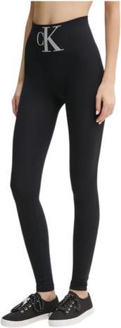 Calvin Klein Damen Leggings Ckj Women Legging 1P High-Waist Monog Schwarz