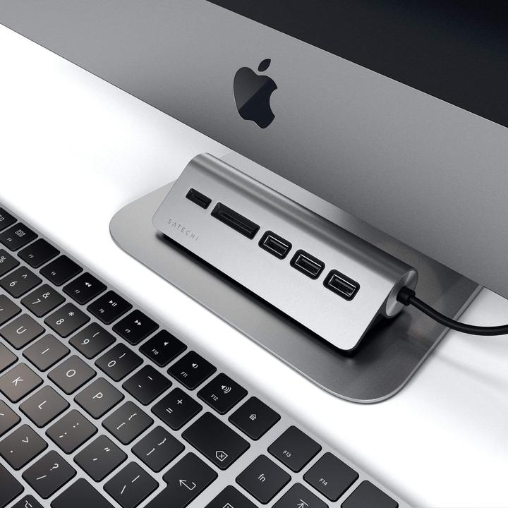 Immagine prodotto Satechi Hub in alluminio USB-C (USB-C, 5 porte)
