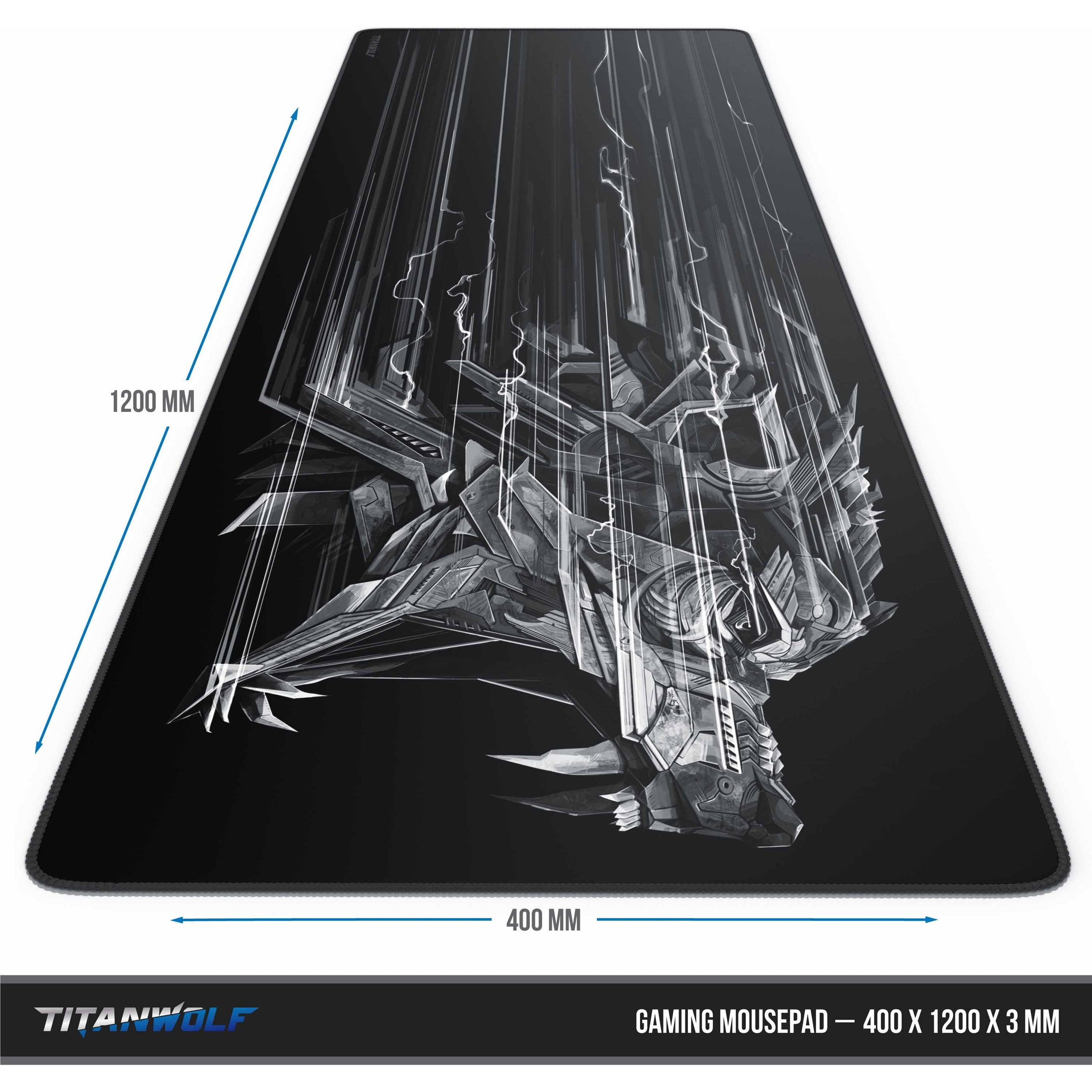 Thumbnail - Titanwolf Gaming Mauspad, XXXL Speed Mausmatte 1200 x 400 mm, Geschwindigkeit & Präzision, Epsilon (3XL), Mausmatte, Sch...
