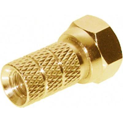 Shiverpeaks -BASIC-S--F-Stecker 5,2, vergoldet, mit grosser Mutter, Antennenkabel