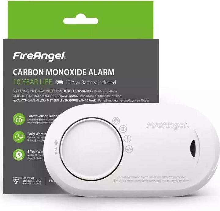 Actual product image FireAngel Carbon monoxide detector FA-3820-EUX10