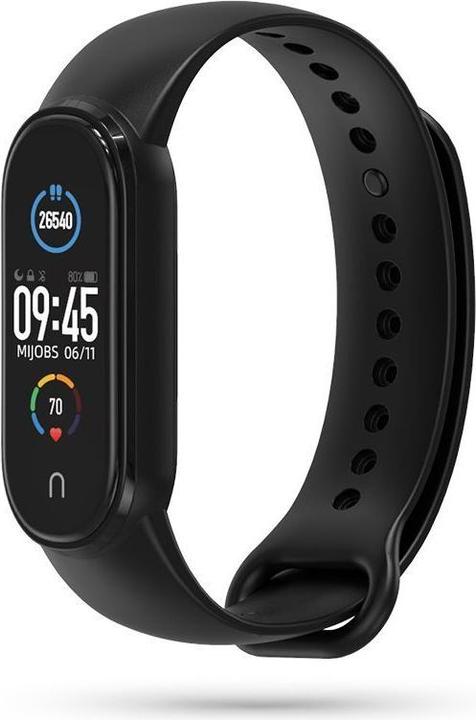 Actual product image Tech-Protect Iconband Xiaomi Mi Smart Band 5/6 Black (TPU)