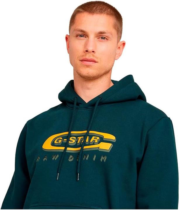 Produktbild G-Star Felpa con Cappuccio Logo Old Skool (XS)