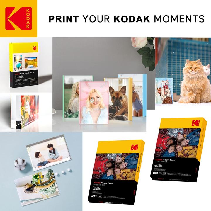 Actual product image Kodak 180gsm 9.1 mil Glossy A4x50 (180 g/m², A4, 50 pcs.)