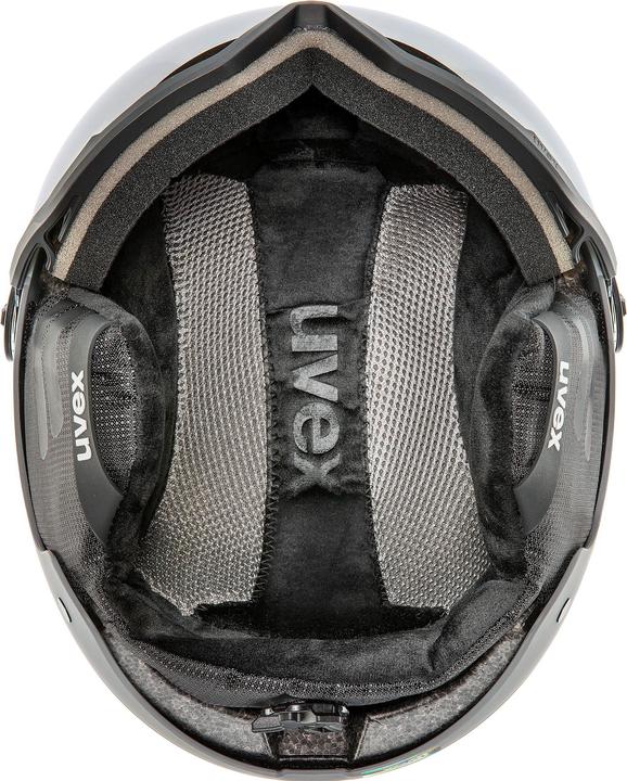 Produktbild Uvex Wanted Visor Women Edition Skihelm (Grösse: 54-58 cm, 50 polar sparkles/gold matt) (54 - 58 cm, M)