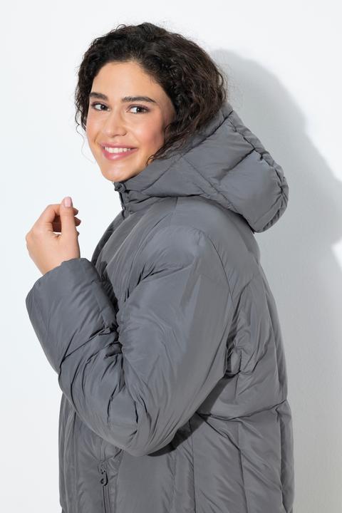 Image du produit Ulla Popken Manteau léger HYPRAR, capuche, déperlant