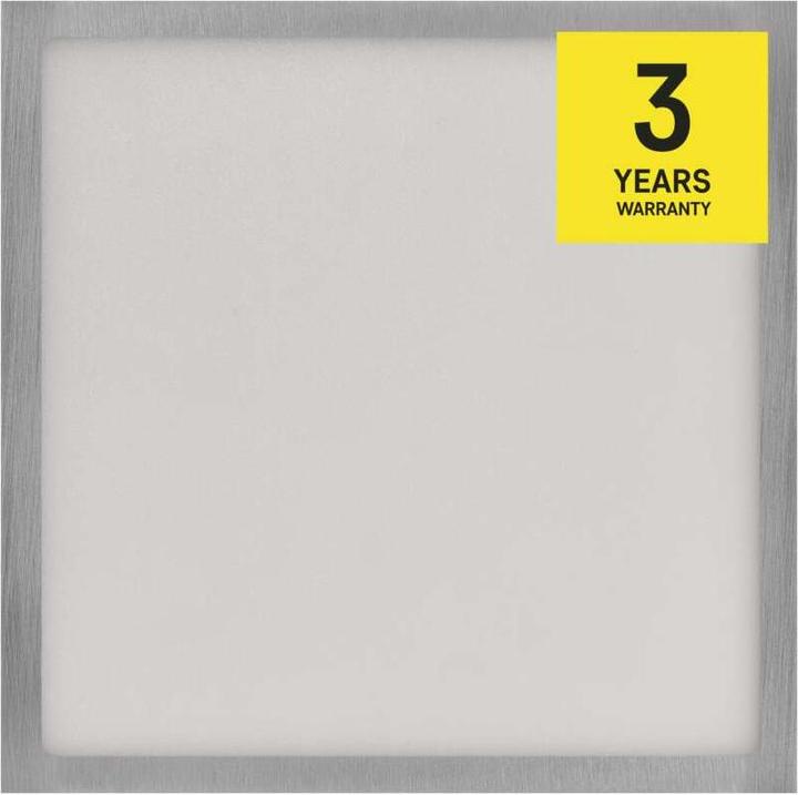 Actual product image Emos Surface-mounted LED light NEXXO, square, silver, 21W, with Change CCT (1900 lm)