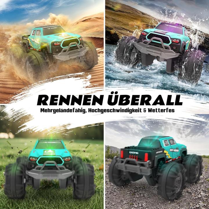 Actual product image Sivqike Amphibisches RC Auto mit Gestensteuerung & LED (RTR Ready-to-Run)