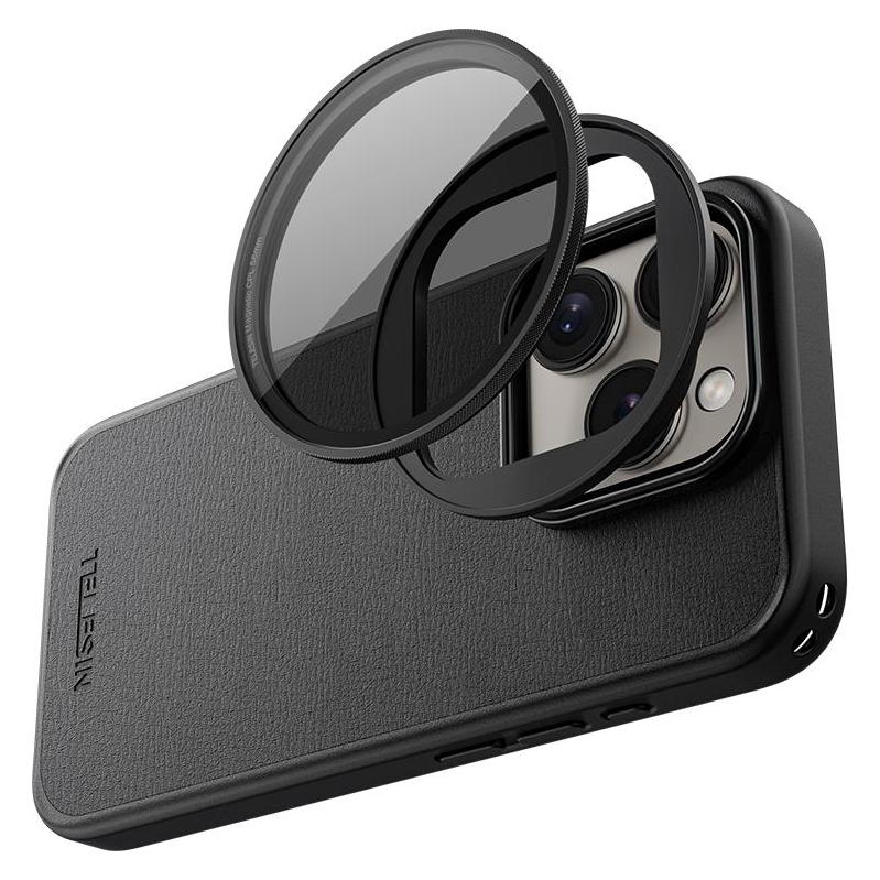 Telesin Vnd Adjustable Reducing Lensneed To Work With Phone Case), Weiteres Smartphone Zubehör, Schwarz