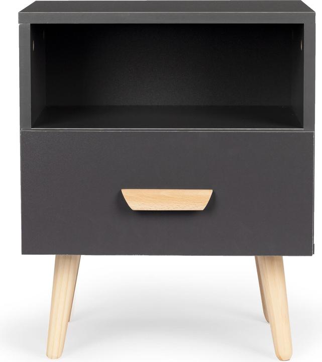 Produktbild Modernhome Nachttisch mit Schublade – Nightstand (40 x 30 x 49 cm)