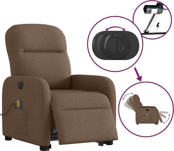 Image du produit vidaXL Massagesessel mit Aufstehhilfe
