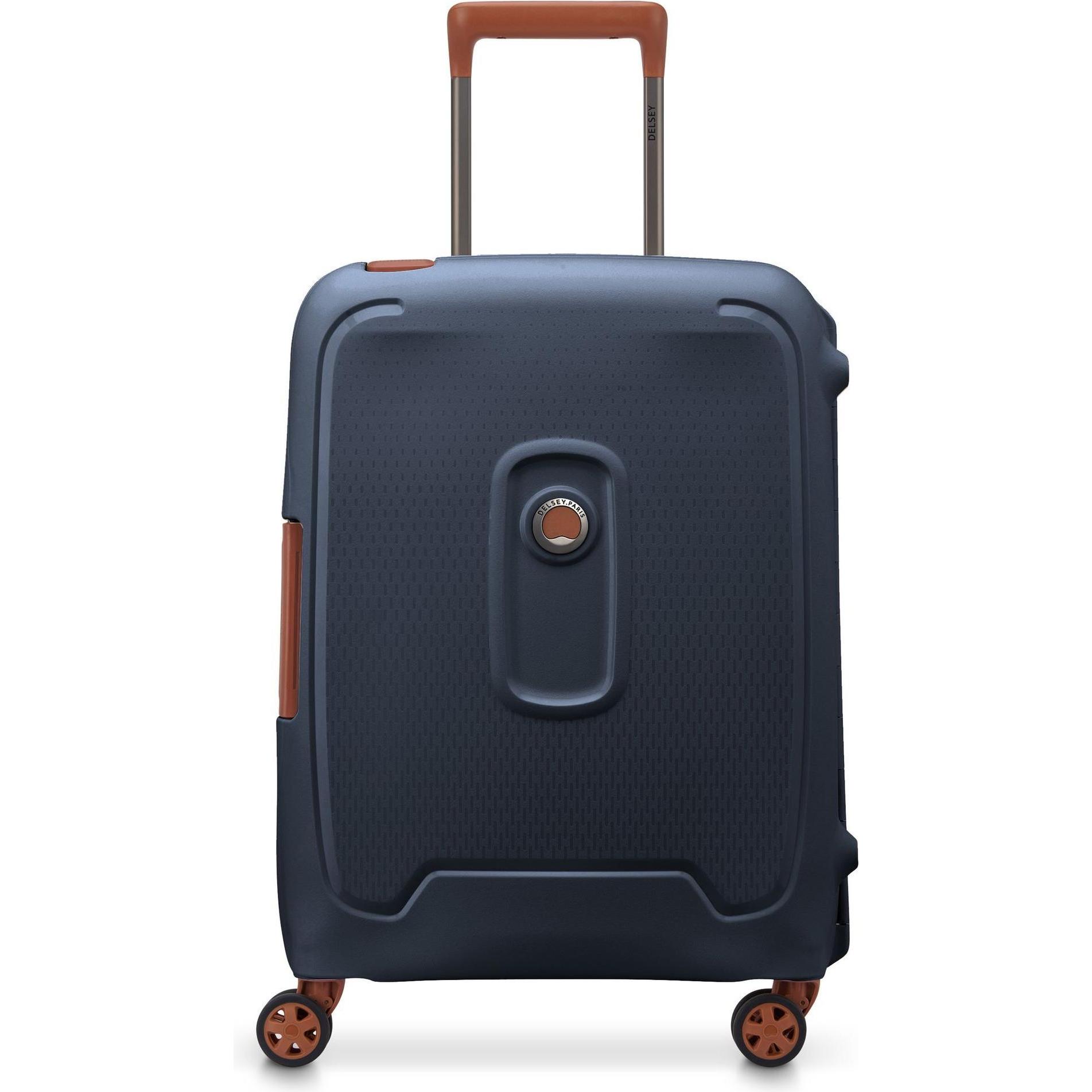 Delsey Blu Carrello Cabina Moncey A 4 Ruote 55 Cm, Valigia,