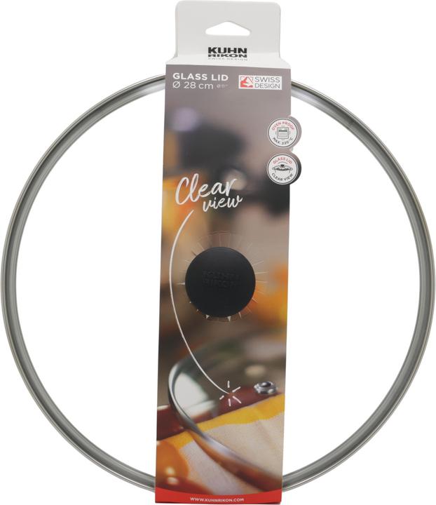 Immagine prodotto Kuhn Rikon Coperchio in vetro (28 cm, Materiale sintetico, Vetro)