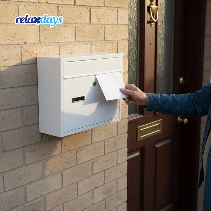 Actual product image Relaxdays mailbox