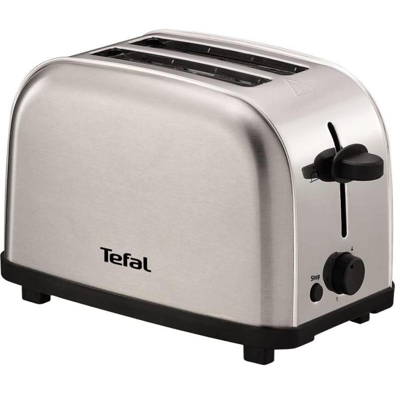 Tefal ULTRA MINI 2 Scheibe(n) Edelstahl, Toaster, Silber