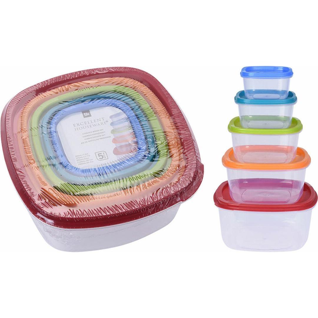 Aufbewahrungsbox-Set, 5-teilig. (0.65 l) (49446202)
