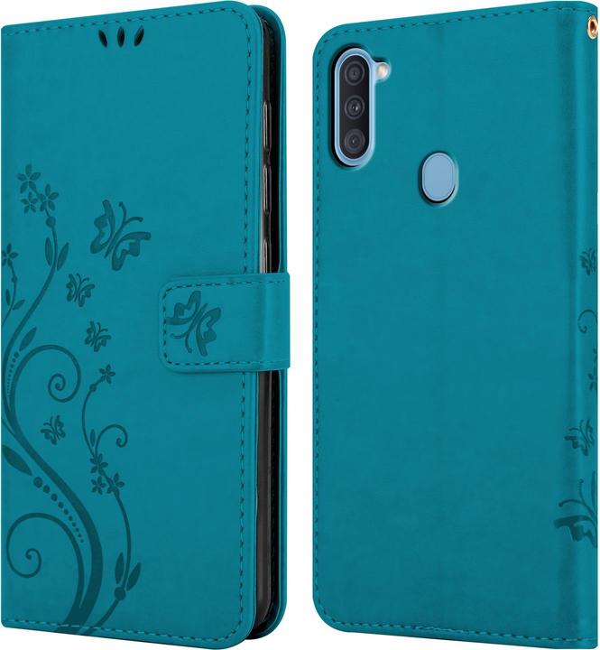 Produktbild Cadorabo Flower Book Cover (Samsung Galaxy M11, Samsung Galaxy A11)