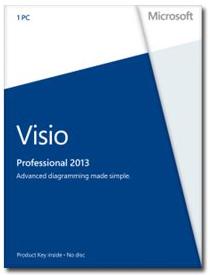 Actual product image Microsoft Visio Professional 2013 (1 User)