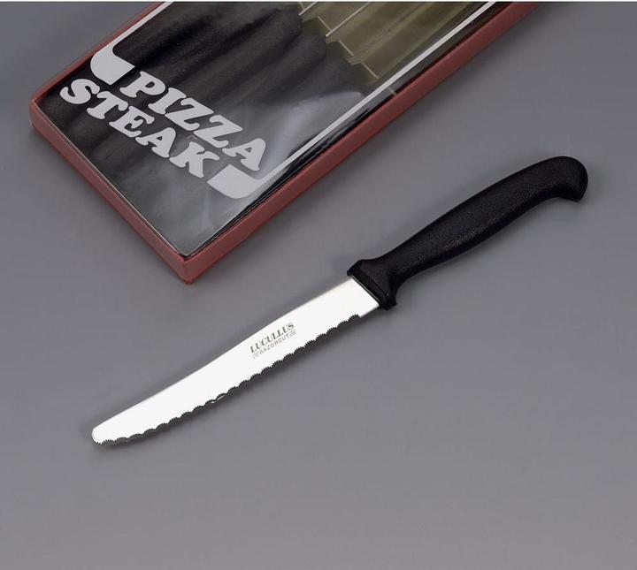 Immagine prodotto Schwarz Kitchen Couteau pizza microdent polypropilène noir (Coltello)