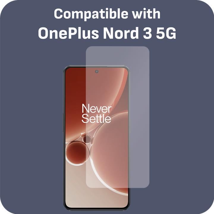 Produktbild Cazy Schutzglass Kompatibel mit OnePlus Nord 3 5G Tempered Glass Hülle Kompatibel - Transparant (1 Stk., OnePlus Nord 3)