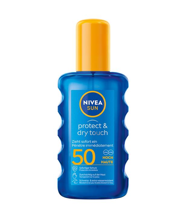 Immagine prodotto NIVEA Protezione solare e tocco secco (Spray solare, SPF 50, 200 ml, 220 g)