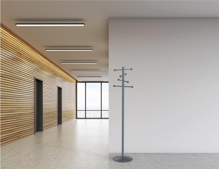 Produktbild Maul Kleiderständer MAULsaphir Lite 9401582 silber Metall 8 Haken 38,0 x 171,0 cm