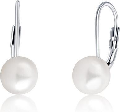 Produktbild JVD Silver earrings with real pearls SVLE0476XD2P1 - Diameter: 0.8 cm