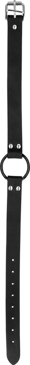 Actual product image Ouch! O-Ring Gag with Nipple Clamps - Black