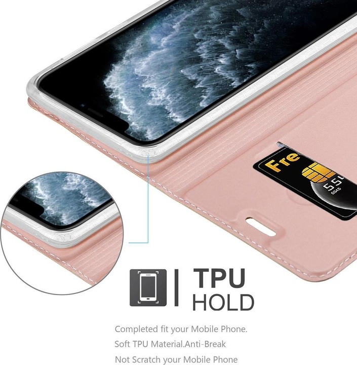 Actual product image Cadorabo Book Classy Style Cover (Apple iPhone 11 Pro Max)
