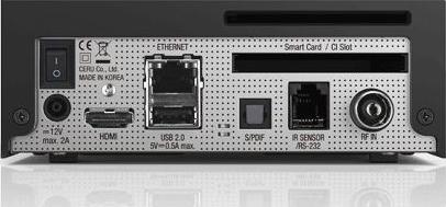 Actual product image Vu+ Zero 4K (1 GB, DVB-C/T2, CI Shaft)