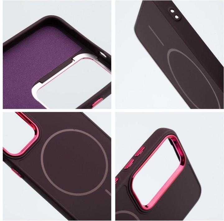 Produktbild OEM Back panel cover FRAME MAG COVER Case compatible with MagSafe for SAMSUNG S25 purple (Samsung Galaxy S25)