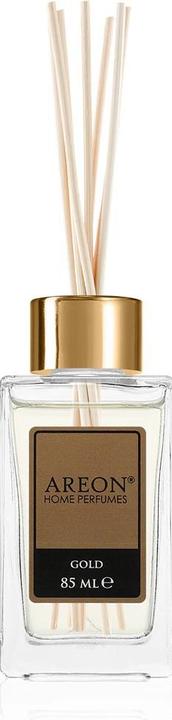 Actual product image Areon Home Luxury Perfume Reed Diffuser with 10 Rattan Reeds Gold Scent 85ml
