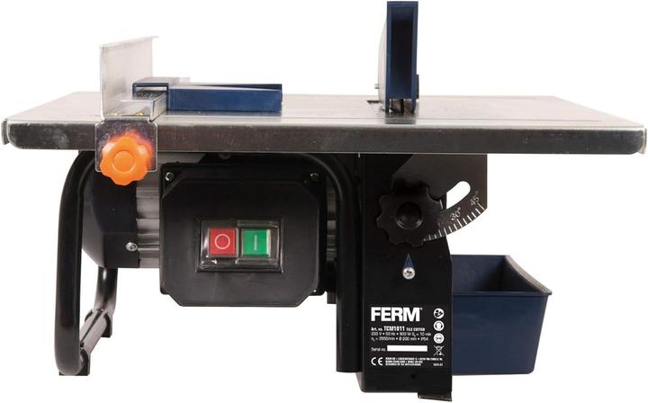 Image du produit Ferm Fliesenschneider 900W - 2950/min - 200mm Diamantscheibe - Wassergekühltes Sägeblatt - 0-45 Grad